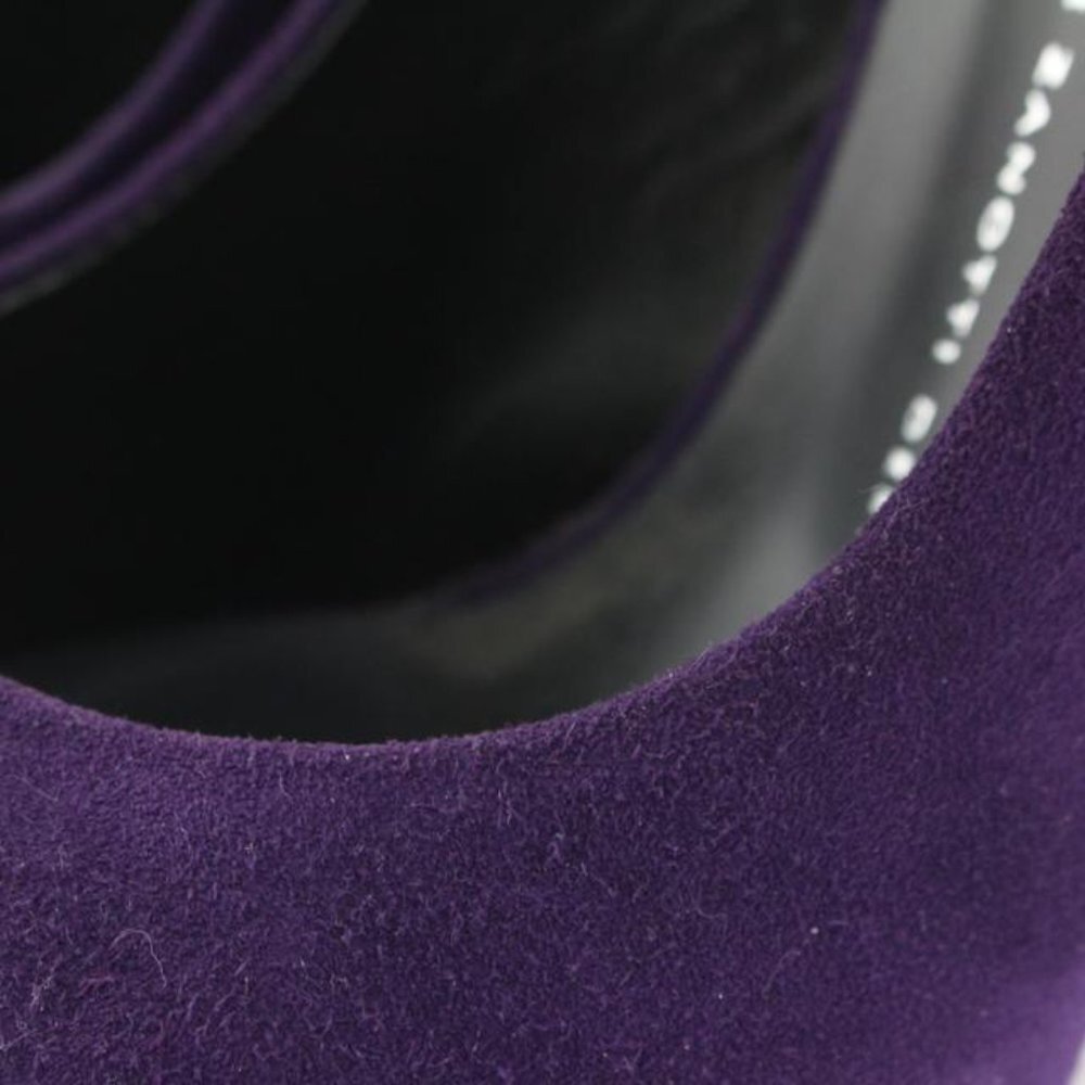 Giuseppe Zanotti Women's 39.5 Purple Suede x Gold Nana Heels 1116gz45 - Picture 10 of 12